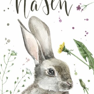 Postkarte Osterhase